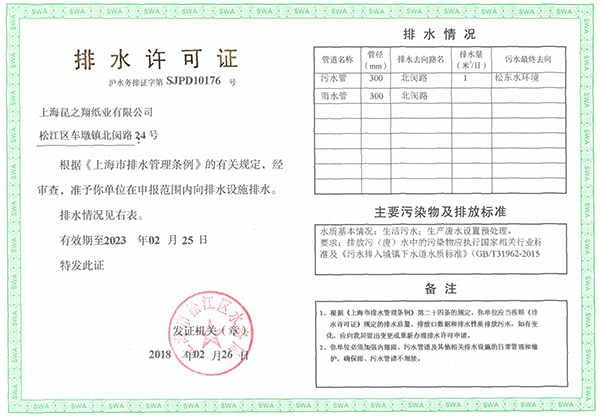 排水許可證